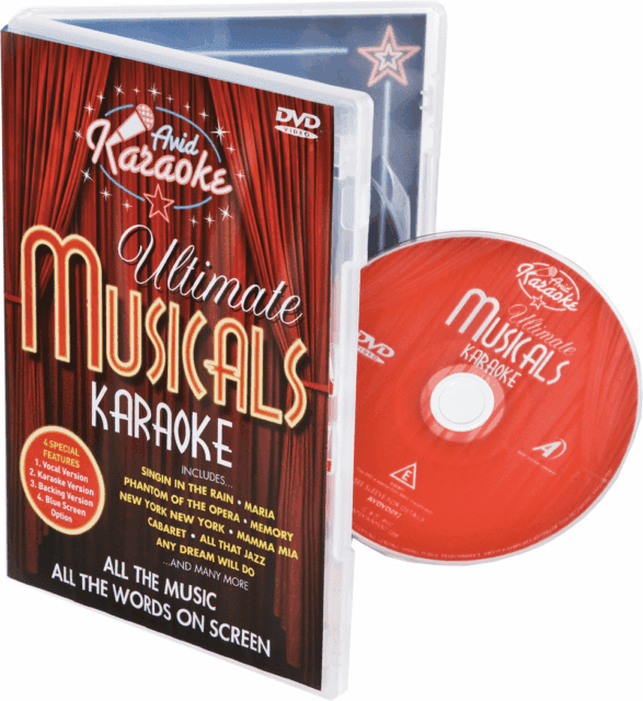 Ultimate Musicals Karaoke DVD