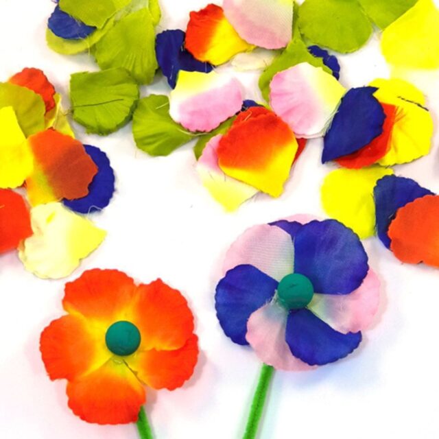Fabric Petals for Craft