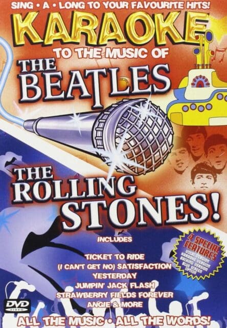 Beatles and  Rolling Stones Karaoke DVD